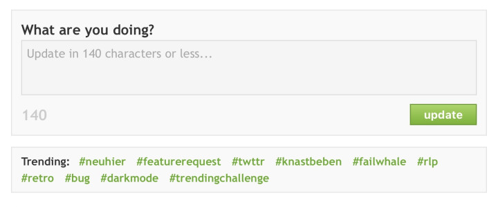 &bdquo;Twittern&ldquo; wie vor 20 Jahren